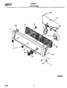 05 - Control Panel parts for Frigidaire Washer FWX445RFS1 from AppliancePartsPros.com