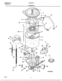 Motor / Tub parts for Frigidaire Washer FWX6970E from AppliancePartsPros.com