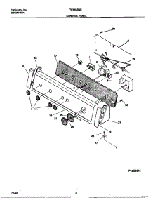 05 - Control Panel parts for Frigidaire Washer FWX645NBS3 from AppliancePartsPros.com