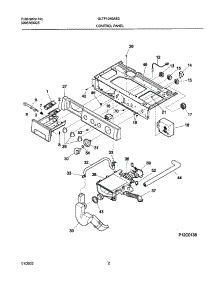 03 - Control Panel parts for Frigidaire Washer GLTF1040AS0 from AppliancePartsPros.com
