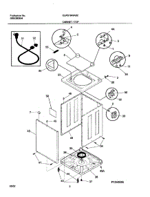 03 - Cabinet / Top parts for Frigidaire Washer GLWS1649AS2 from AppliancePartsPros.com