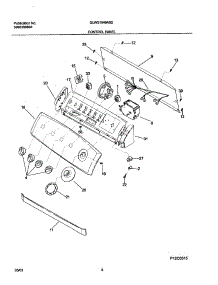 09 - Control Panel parts for Frigidaire Washer GLWS1649AS2 from AppliancePartsPros.com