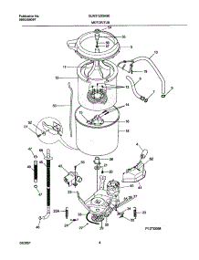 05 - Wshr Mtr,Hose parts for Frigidaire Washer GLWS1233AS0 from AppliancePartsPros.com