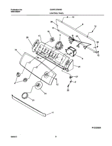 09 - Control Panel parts for Frigidaire Washer GLWS1233AS0 from AppliancePartsPros.com