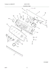 09 - Control Panel parts for Frigidaire Washer GLWS1749FS1 from AppliancePartsPros.com