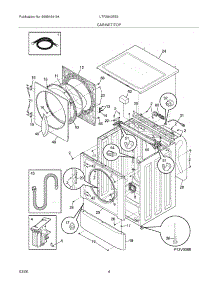 05 - Cabinet / Top parts for Frigidaire Washer LTF2940ES3 from AppliancePartsPros.com