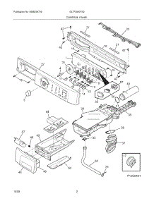 03 - Control Panel parts for Frigidaire Washer GLTF2940FA2 from AppliancePartsPros.com