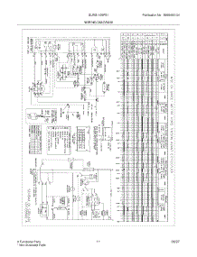 11 - Wiring Diagram parts for Frigidaire Washer GLWS1439FS1 from AppliancePartsPros.com