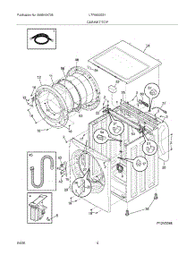 05 - Cabinet / Top parts for Frigidaire Washer LTF6000ES1 from AppliancePartsPros.com