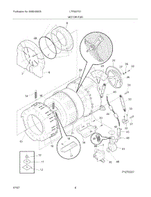 07 - Motor / Tub parts for Frigidaire Washer LTF530FS1 from AppliancePartsPros.com