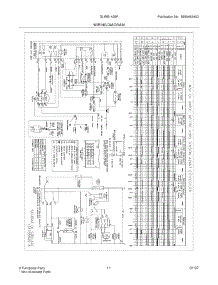 11 - Wiring Diagram parts for Frigidaire Washer GLWS1439FS0 from AppliancePartsPros.com