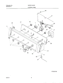09 - Control Panel parts for Frigidaire Washer NGSW1443AS0 from AppliancePartsPros.com