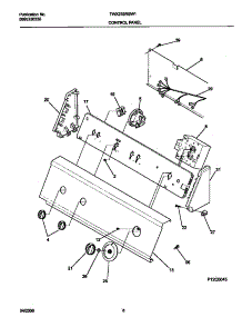05 - P12c0045 Control Panel parts for Frigidaire Washer TWX233REW1 from AppliancePartsPros.com