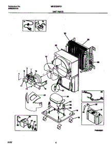 03 - Unit Parts parts for Frigidaire Dehumidifier MDDQ50FG1 from AppliancePartsPros.com