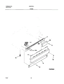 11 - Frame parts for Gibson Dishwasher GDB742RJS3 from AppliancePartsPros.com