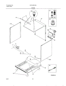 11 - Frame parts for Gibson Dishwasher GDP635RHR2 from AppliancePartsPros.com