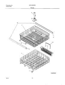 13 - Racks parts for Gibson Dishwasher GDP635RHR2 from AppliancePartsPros.com