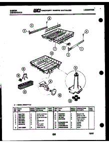 06 - Racks And Trays parts for Frigidaire Dishwasher SC24C7YTLC from AppliancePartsPros.com