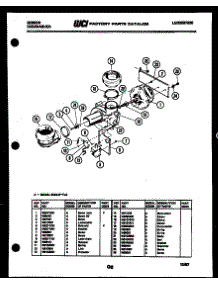 07 - Motor Pump Parts parts for Frigidaire Dishwasher SC24C7YTLC from AppliancePartsPros.com