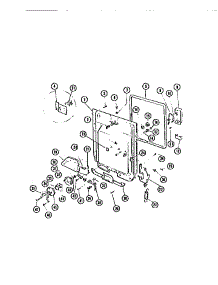 03 - Inner Door Parts parts for Frigidaire Dishwasher SU24D5KTLA from AppliancePartsPros.com