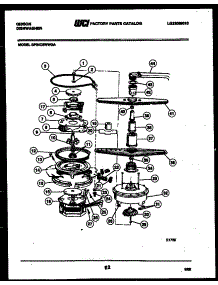 05 - Motor Pump Parts parts for Frigidaire Dishwasher SP24C6WWGA from AppliancePartsPros.com