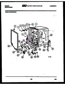06 - Inner Tub Parts parts for Frigidaire Dishwasher SP24C6WWGA from AppliancePartsPros.com