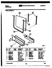 03 - Outer Door Parts parts for Frigidaire Dishwasher SU24S8KVLB from AppliancePartsPros.com