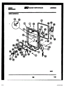 04 - Inner Door Parts parts for Frigidaire Dishwasher SU24S8KVLB from AppliancePartsPros.com