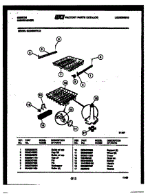 08 - Racks And Trays parts for Frigidaire Dishwasher SU24S8KVLB from AppliancePartsPros.com