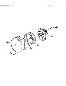 08 - Power Dry Motor parts for Frigidaire Dishwasher SU24D5KTLA from AppliancePartsPros.com