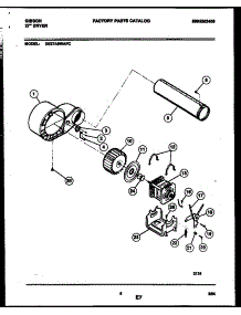05 - Blower And Drive Parts parts for Frigidaire Dryer DE27A8WAFC from AppliancePartsPros.com