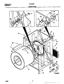 02 - Cabinet / Drum parts for Frigidaire Dryer GDE436RBW2 from AppliancePartsPros.com
