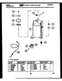 05 - Compressor Parts parts for Frigidaire Dehumidifier MC50S7GUNA from AppliancePartsPros.com