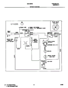 05 - Wiring Diagram parts for Frigidaire Dehumidifier MDD30WG1 from AppliancePartsPros.com