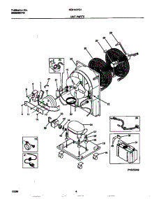 03 - Unit Parts parts for Frigidaire Dehumidifier MDH40YG1 from AppliancePartsPros.com