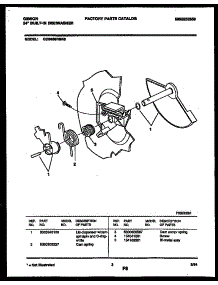 03 - Cam parts for Frigidaire Dishwasher GDB668RBR0 from AppliancePartsPros.com