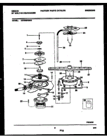 06 - Motor Pump Parts parts for Frigidaire Dishwasher GDB668RBR0 from AppliancePartsPros.com