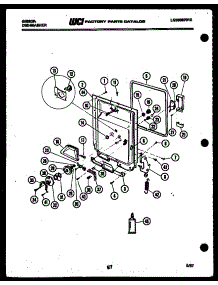 04 - Inner Door Parts parts for Frigidaire Dishwasher SU24D5TLB from AppliancePartsPros.com