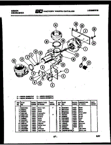 08 - Motor Pump Parts parts for Frigidaire Dishwasher SU24D5TLB from AppliancePartsPros.com