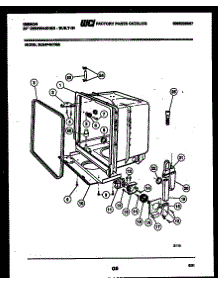 05 - Tub And Frame Parts parts for Frigidaire Dishwasher SU24P4KYGA from AppliancePartsPros.com