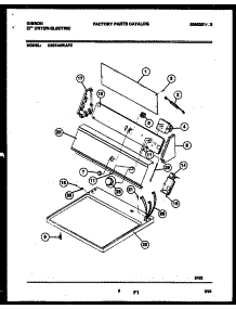 04 - Console And Control Parts parts for Frigidaire Dryer DE27A5WAFC from AppliancePartsPros.com
