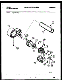 05 - Blower And Drive Parts parts for Frigidaire Dryer DE27A5WAFC from AppliancePartsPros.com