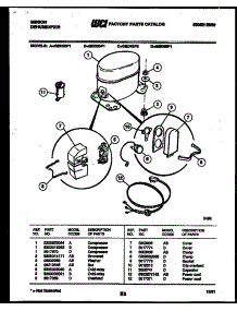 04 - Compressor Parts parts for Frigidaire Dehumidifier GED40P2 from AppliancePartsPros.com