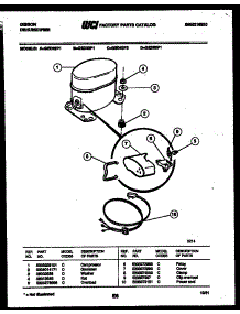05 - Compressor Parts parts for Frigidaire Dehumidifier GED40P2 from AppliancePartsPros.com