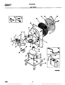 03 - Unit Parts parts for Frigidaire Dehumidifier MDD50WG2 from AppliancePartsPros.com