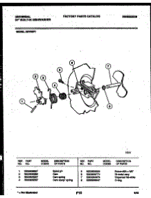 03 - Cam parts for Frigidaire Dishwasher DB700PD1 from AppliancePartsPros.com