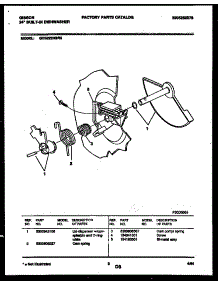 03 - Cam parts for Frigidaire Dishwasher GDB222RBR0 from AppliancePartsPros.com
