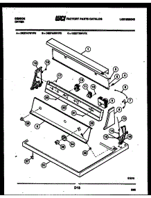 04 - Console And Control Parts parts for Frigidaire Dryer DE27A5WVFX from AppliancePartsPros.com