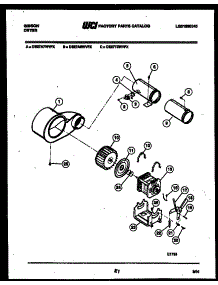 05 - Motor And Blower Parts parts for Frigidaire Dryer DE27A5WVFX from AppliancePartsPros.com