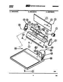 04 - Console And Control Parts parts for Frigidaire Dryer DE27A5WXFE from AppliancePartsPros.com